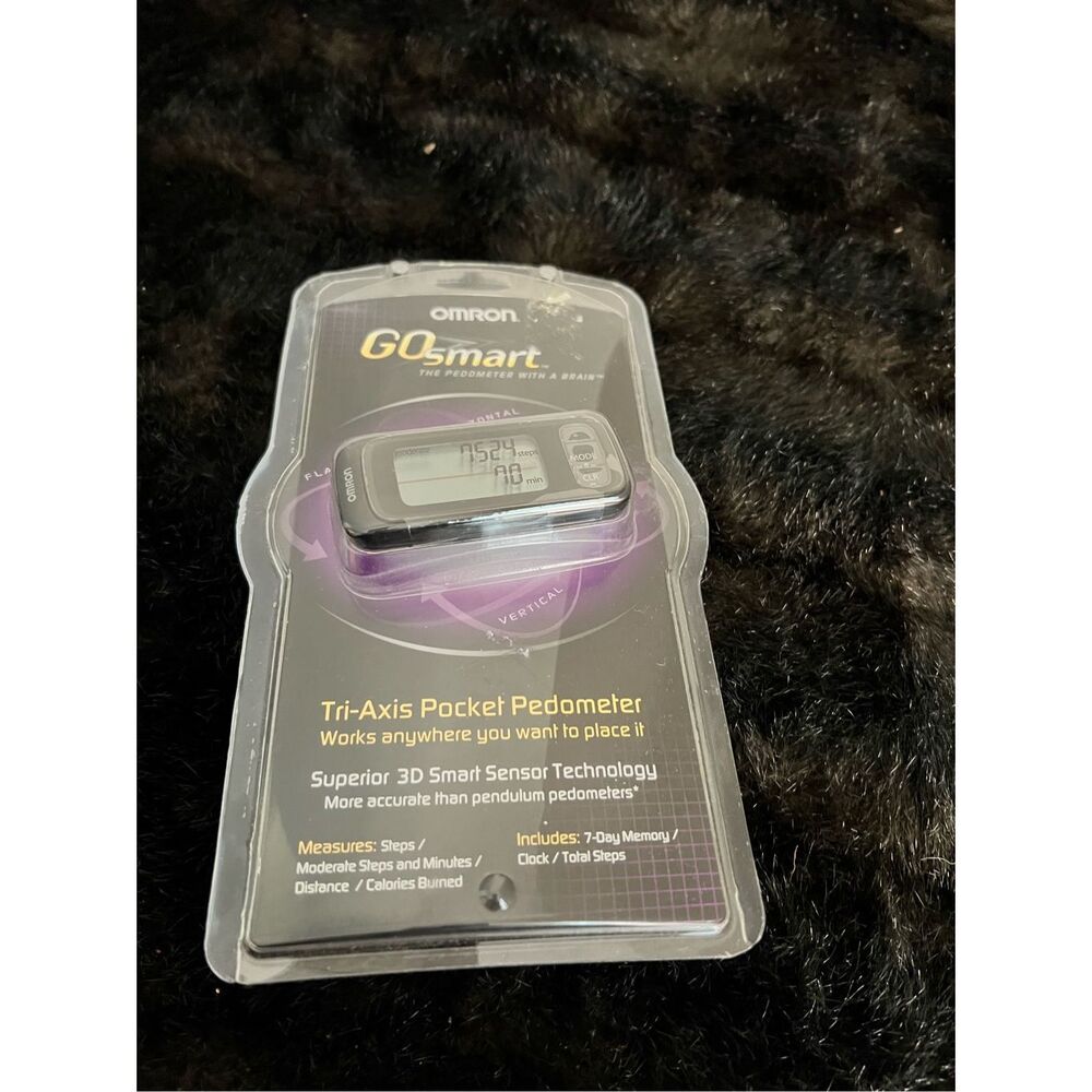 Omron Hj-303‎ Go Smart Tri-axis Pocket Pedometer With a Brain HJ-303 New/Sealed!